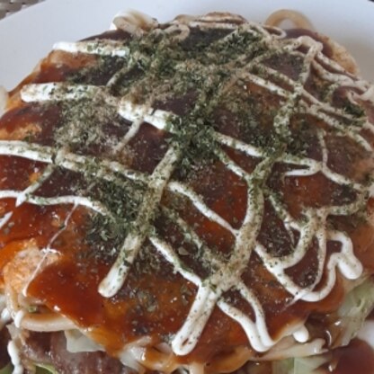 フライパン2個で簡単に作れました。
焼きそばが無かったので焼うどんにしても美味しかったです。